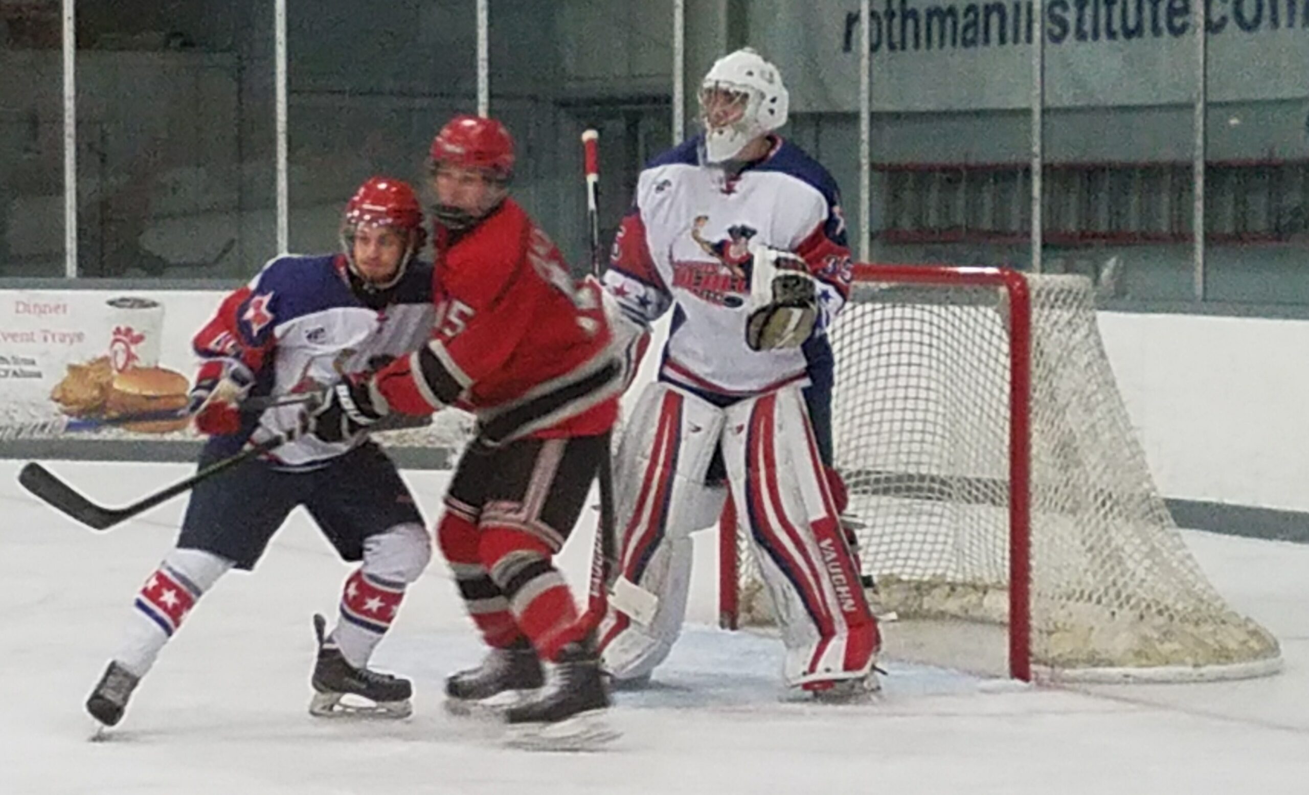 Rebels lose 5 – 4 in Overtime to Titans. Earn 5 of 6 points against Titans over the weekend.