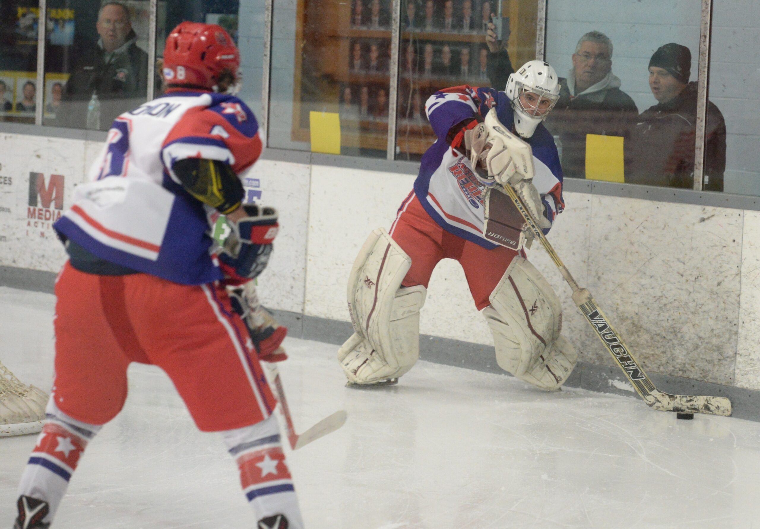 Rebels blank Knights 4 – 0 for Mitens 8th shutout of the season