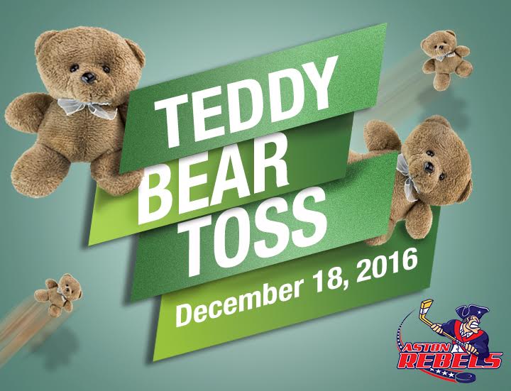 Rebels to hold 2nd Annual Teddy Bear Toss on December 18