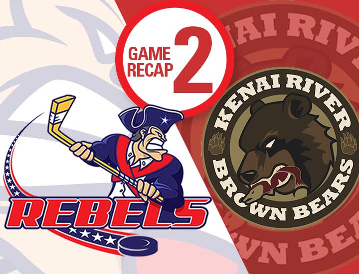 Patrick’s goal lifts Rebels to come from behind victory over Brown Bears