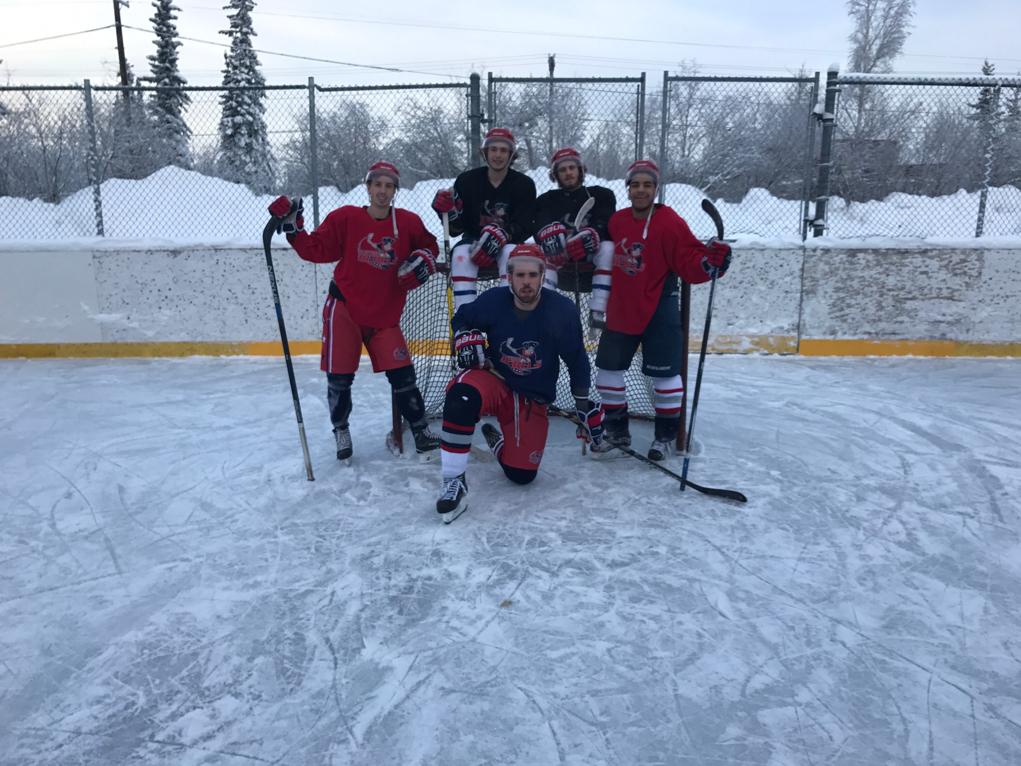 Day 8 – Outdoor rink practice, scrimmage and bowling