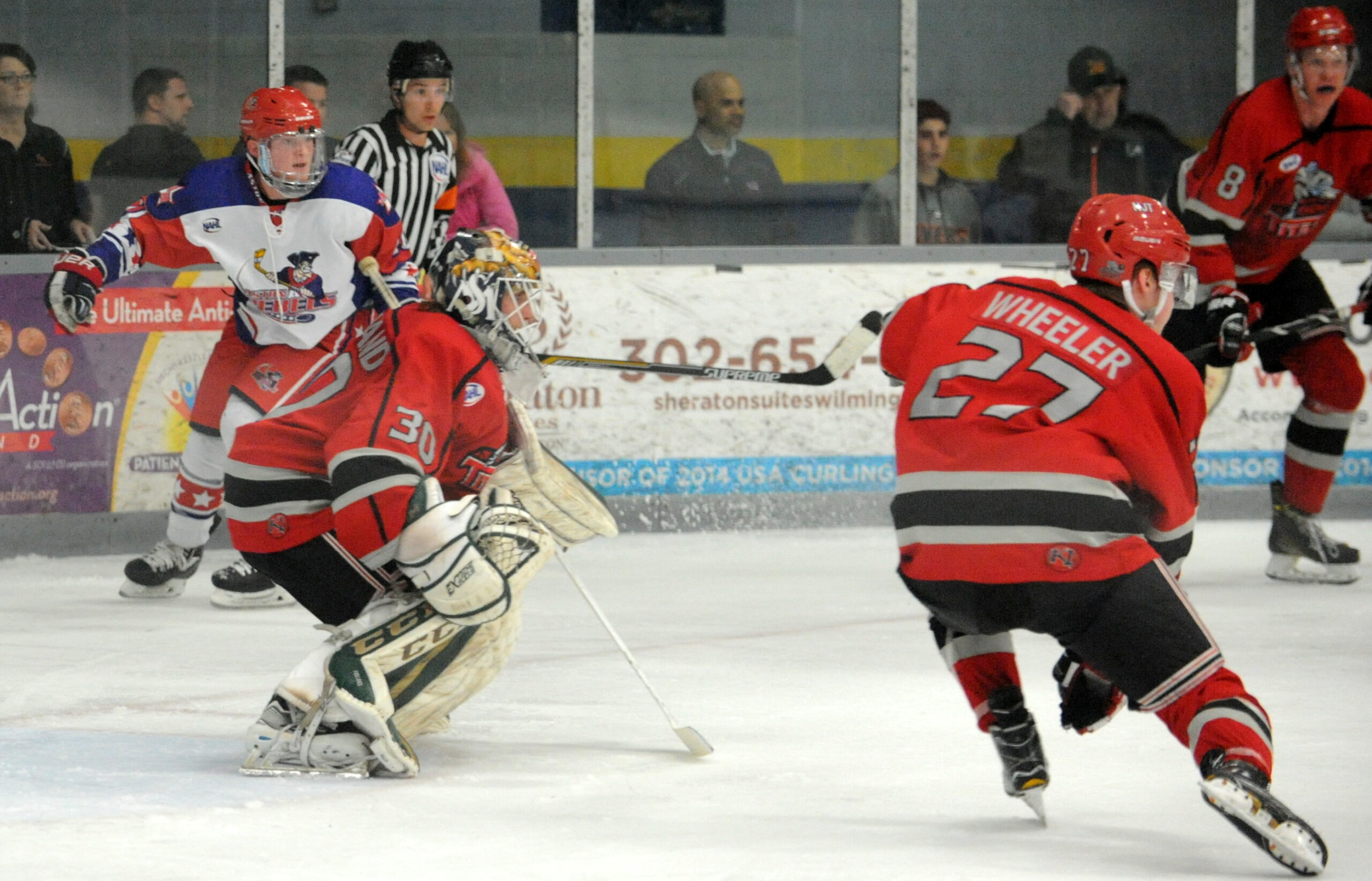 Manz’s goal gives Rebels 3 – 2 win over Titans and a two-game lead in divisional finals