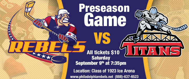 Rebels vs. NJ Titans on September 9