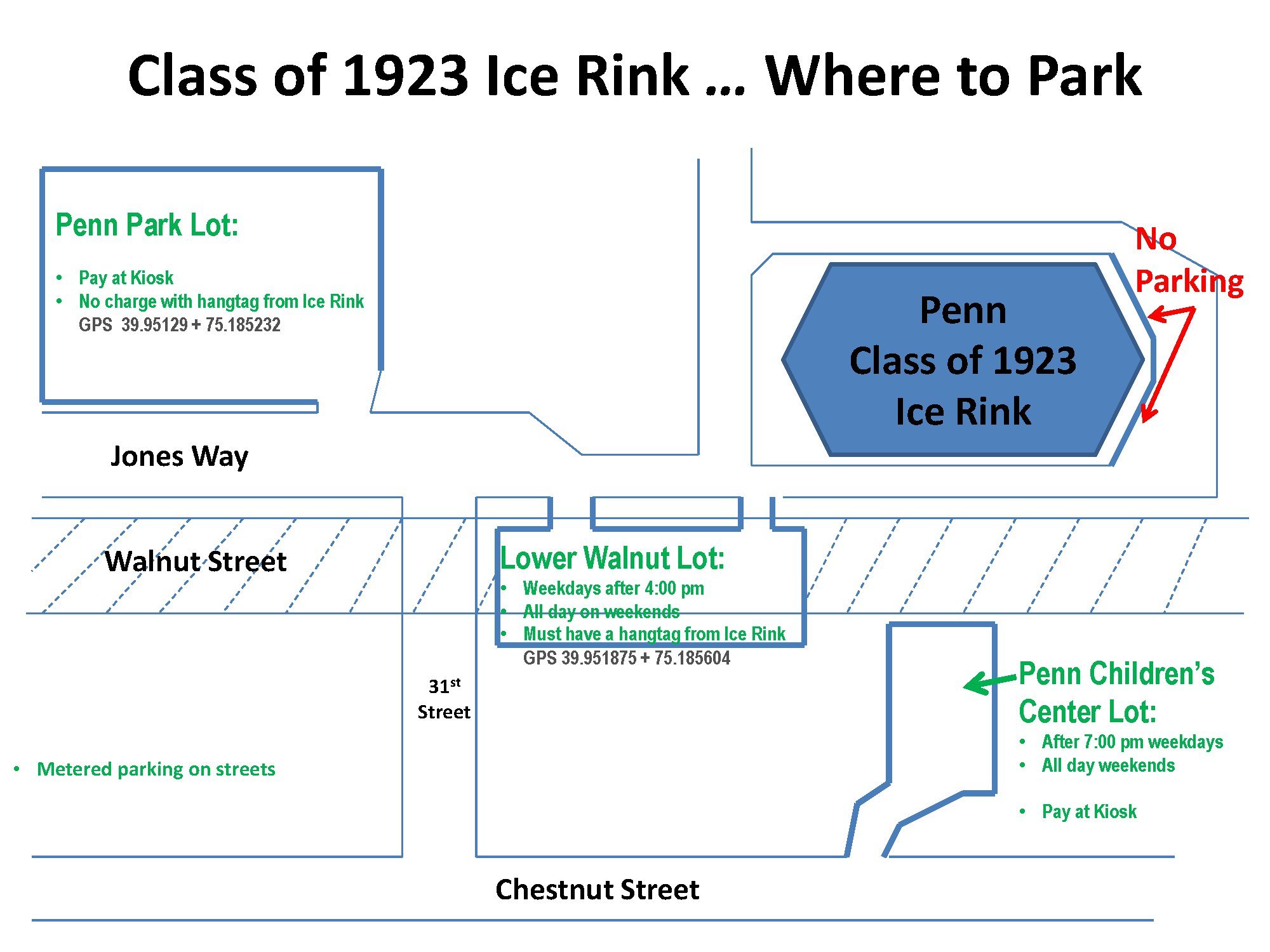 .Where to park for Rebels games at the Class of 1923 Arena