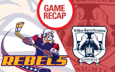 Rebels downed by Knights 3 – 1 for first loss of the season