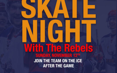 Skate Night with the Rebels to be held November 12