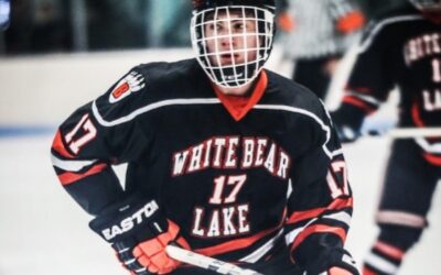 Rebels tender White Bear Lake High School forward Chase Hamstad