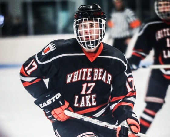 Rebels tender White Bear Lake High School forward Chase Hamstad