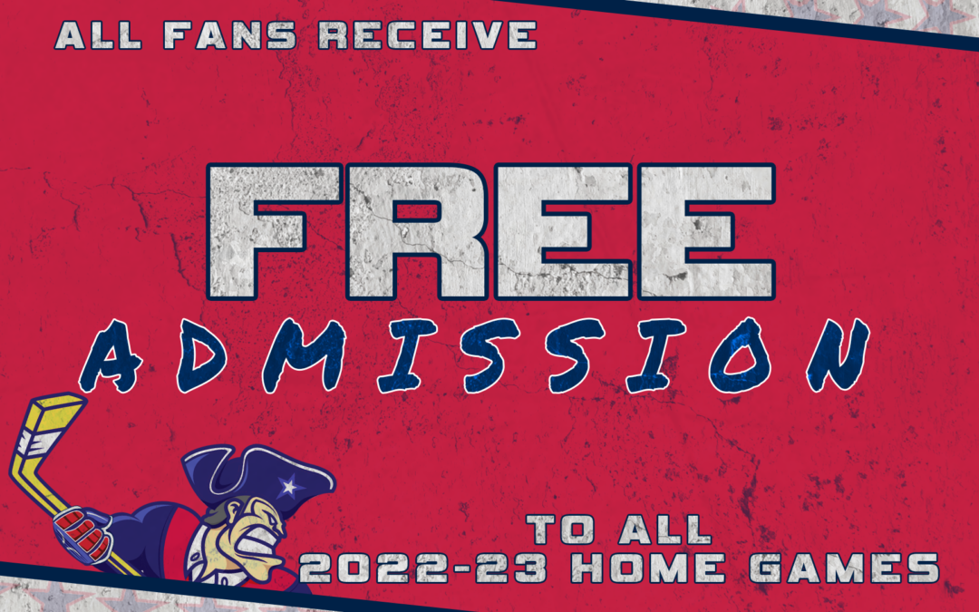 Rebels Announce Free Admission for 2022-23 Home Games
