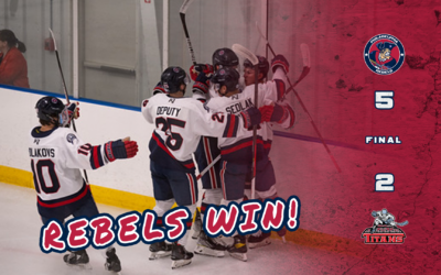 Rebels Erupt in Second Period to Secure Win