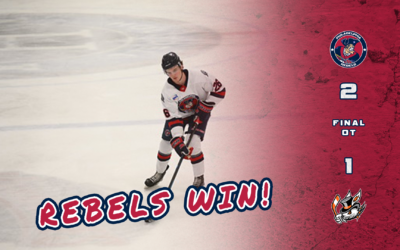 Sedlak’s Overtime Goal Earns a Rebels Win