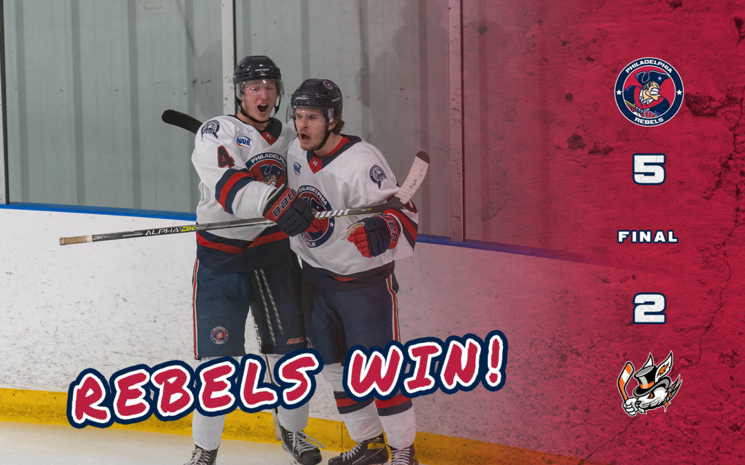 Rebels Roll in Danbury with 5-2 Win