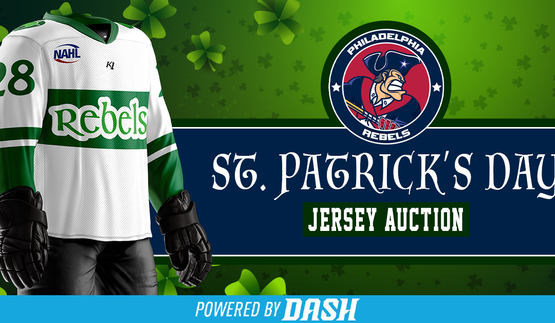 Rebels to Wear St. Patricks Jerseys on March 10-11, will Auction on DASH