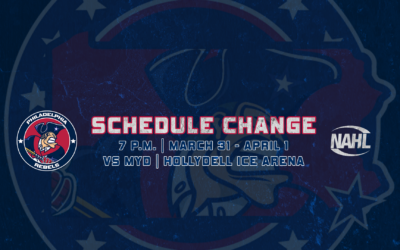 Rebels and NAHL Announce Time Change for March 31 and April 1 Home Games