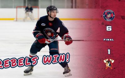 Five-Goal Third for the Rebels Leads to 6-1 Win