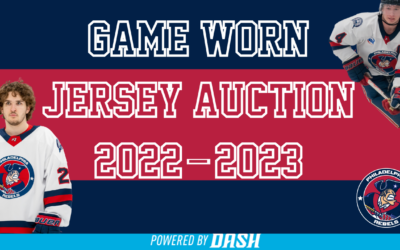 2022-23 Rebels Game-Worn White Jersey Auction