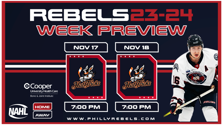 Weekend Preview: 11/17 & 11/18 – Rebels travel to Danbury and face Tricks for first time this season