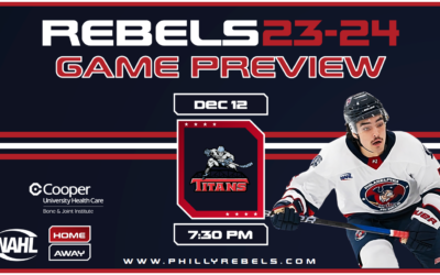 Game Preview: 12/12 – Rebels and Titans faceoff in weeknight game