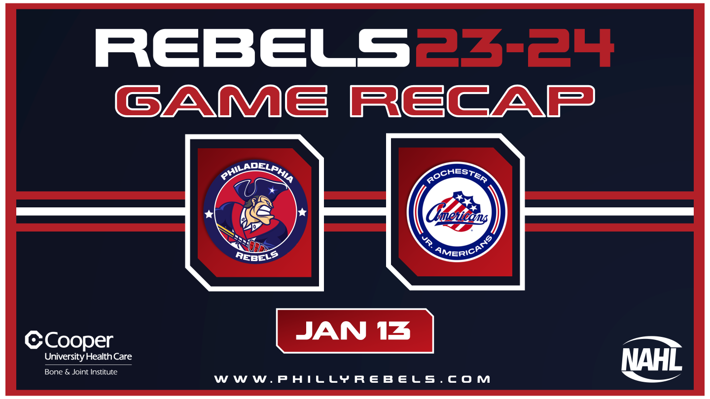 Rebels blanked by Rochester 3 – 0