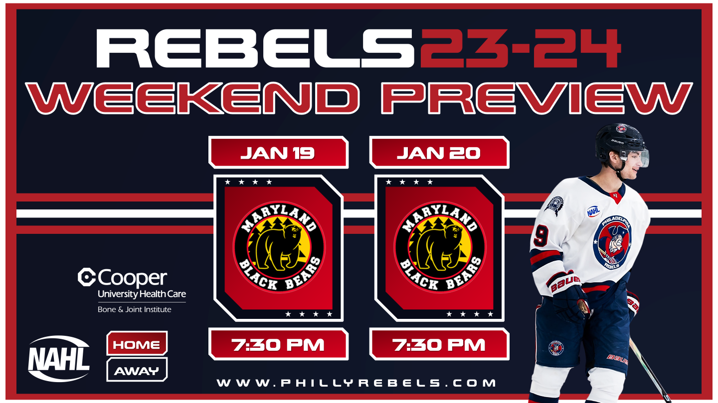 Weekend Preview: 1/19 & 1/20 – Rebels begin homestand starting with two games against Maryland