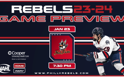 Game Preview: Rebels host Hat Tricks Tonight