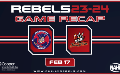 Vaites OT goal gives Rebels 5 – 4 over Danbury to complete weekend sweep