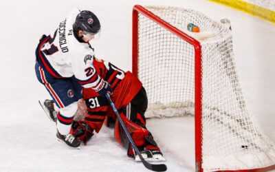 Five, second period goals help Rebels Roll Past Titans 7 – 2 for 5th Straight Win