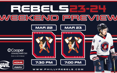 Weekend Preview: 3/22 & 3/23 – Rebels travel to Johnstown for final two-game road trip of the season