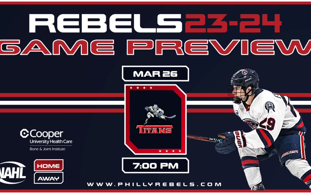 Game Preview: Rebels travel to Middletown for Tuesday contest against Titans