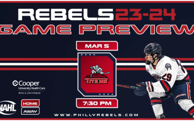Game Preview: Rebels Host Titans for final Tuesday night home game of the season