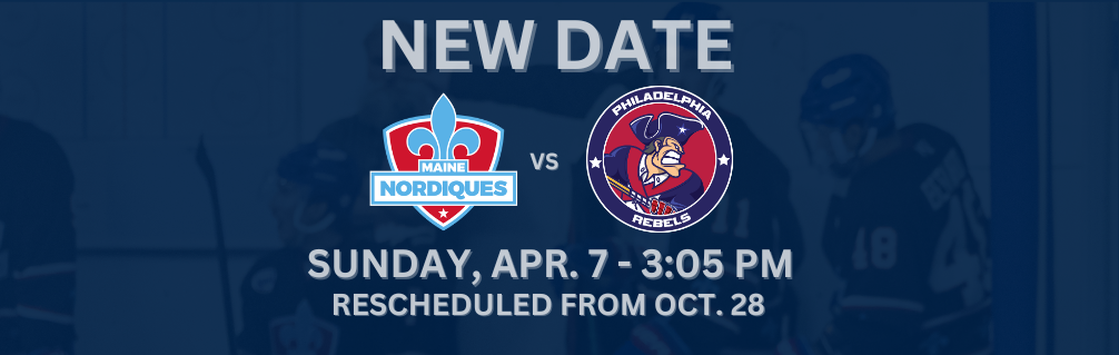 Rebels announce new date for postponed game against Nordiques