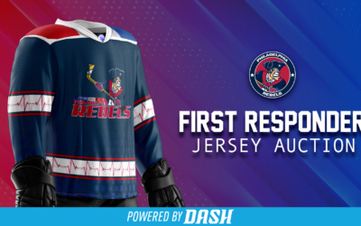 Rebels to wear and auction special jerseys for First Responders Weekend – March 29 & 30