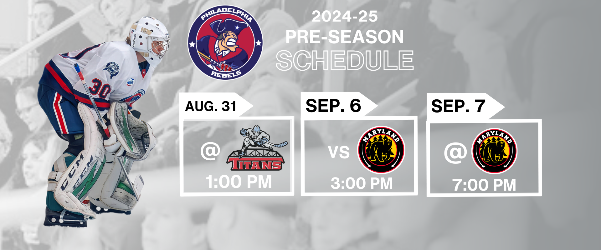 Rebels announce 2024-25 Pre-Season Schedule