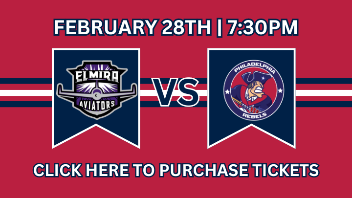 Rebels vs. Elmira Aviators, February 28, 2025