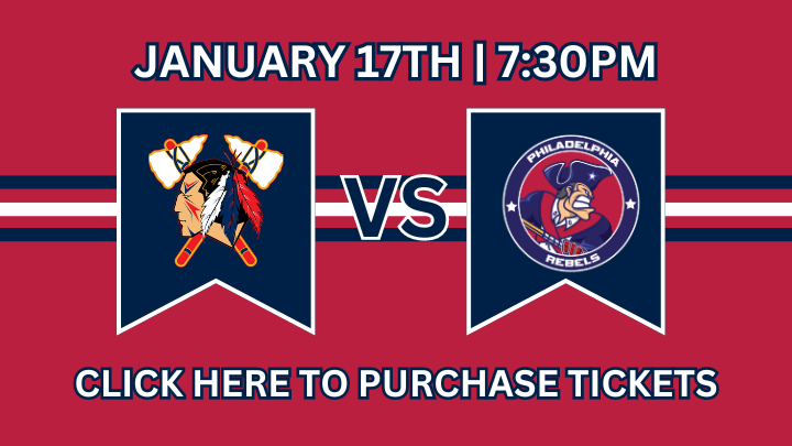 Rebels vs. Johnstown Tomahawks, January 17. 2025