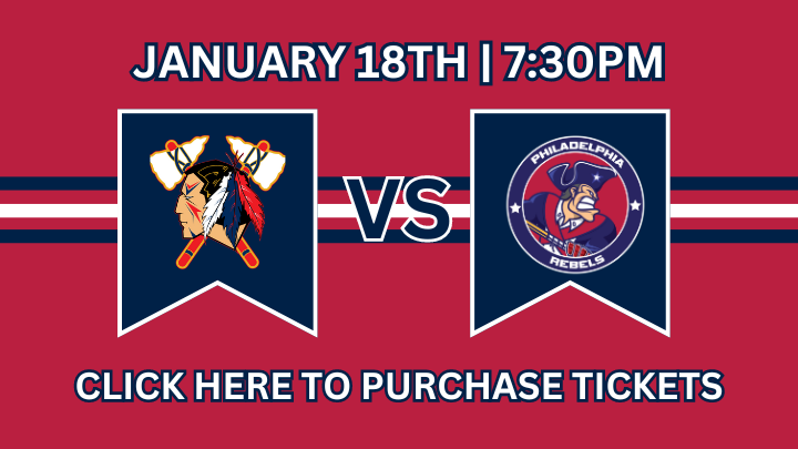 Rebels vs. Johnstown Tomahawks, January 18, 2024