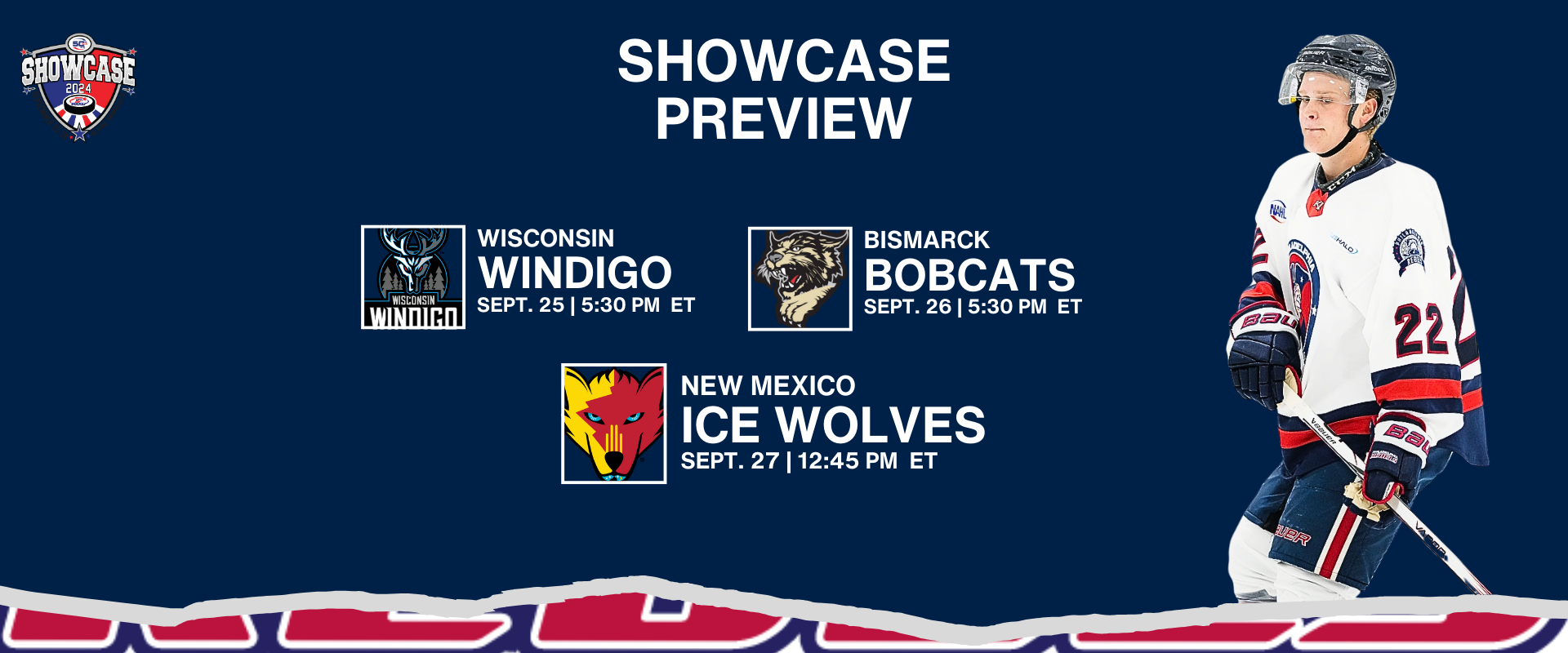 Showcase Preview: Rebels travel to Blaine to take on Wisconsin, Bismarck and New Mexico