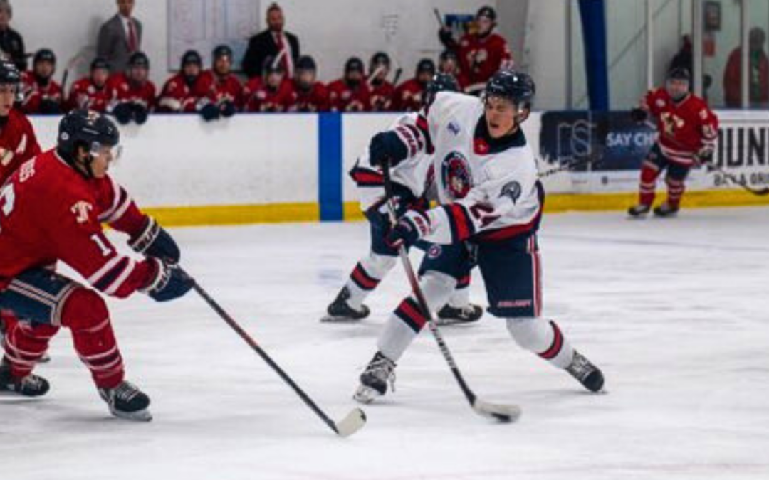 Three, third period goals propel Rebels to 5 – 3 win over Tomahawks to Complete Weekend Sweep