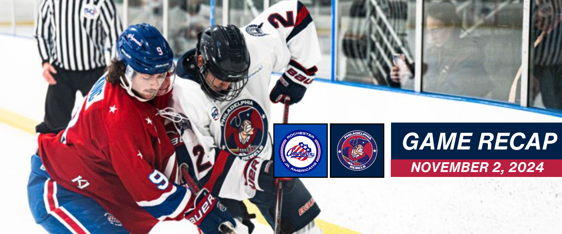 First Period dooms Rebels in 5 – 2 loss to Rochester