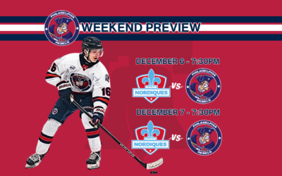 Weekend Preview: 12/6 & 12/7 – Rebels host Nordiques for two-game series