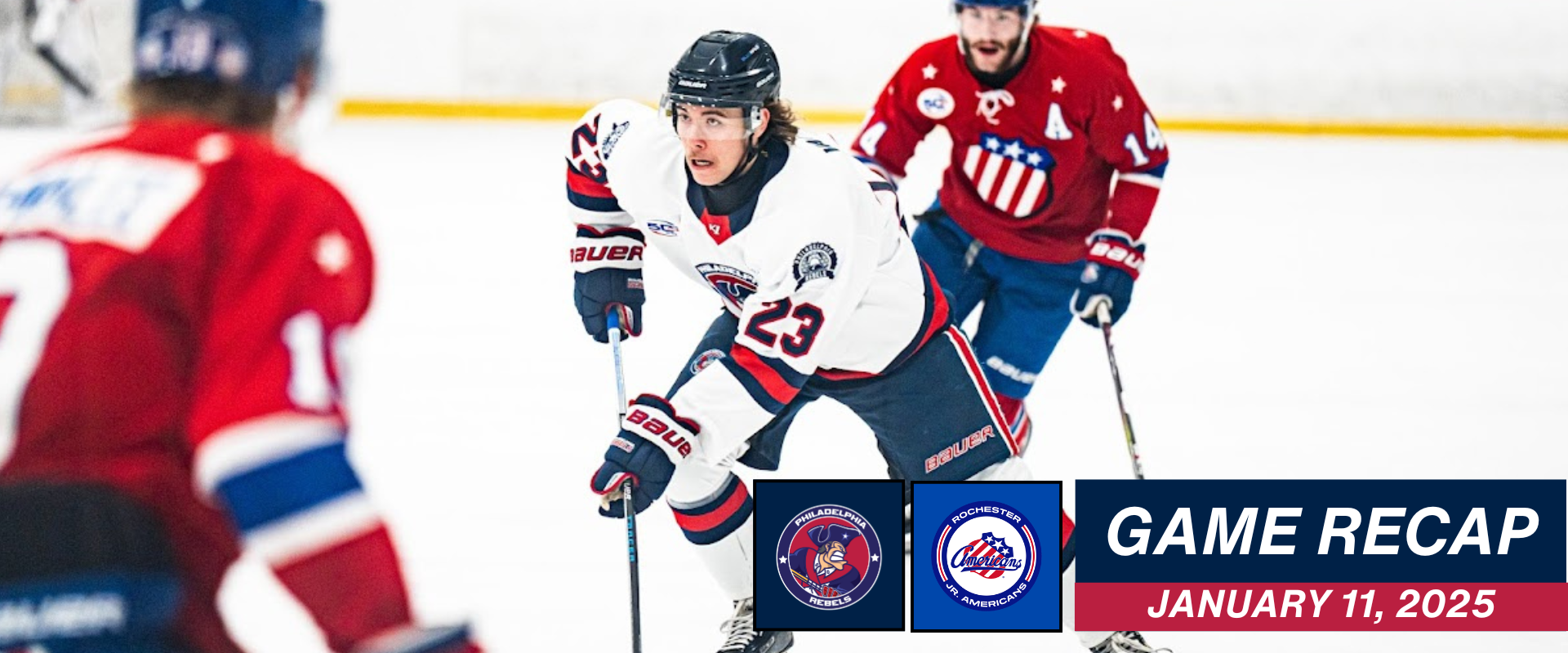 Late goals sink Rebels in 5 – 2 loss to Jr. Americans