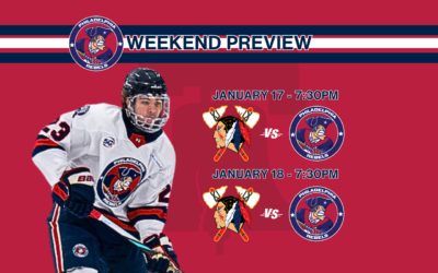 Weekend Preview: 1/17 & 1/18 – Rebels home for first time in 2025 to faceoff against Tomahawks