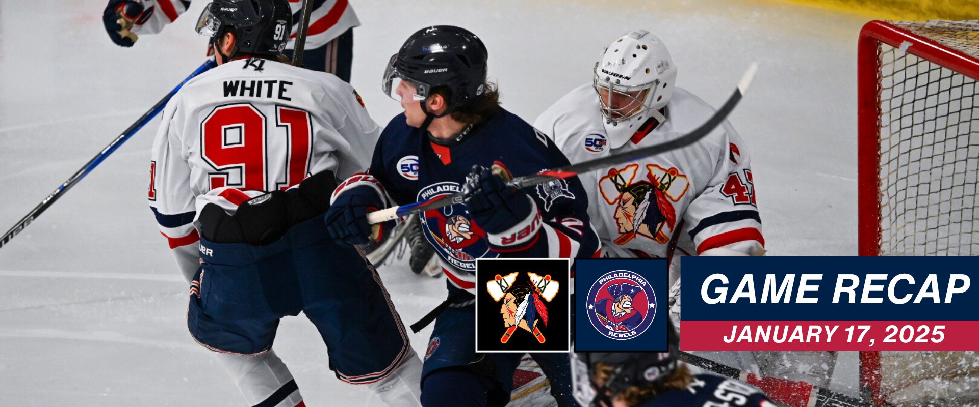 Rebels hold on to defeat Tomahawks 6 – 4 to snap streak