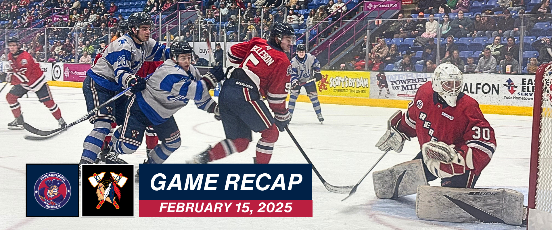 Third period dooms Rebels in 4 – 3 loss to Tomahawks