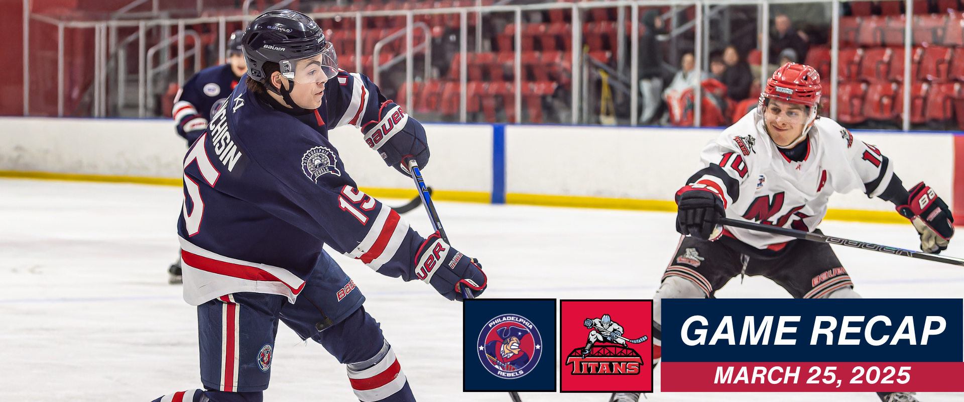 Panchisin completes comeback as Rebels down Titans 4 – 3 in OT