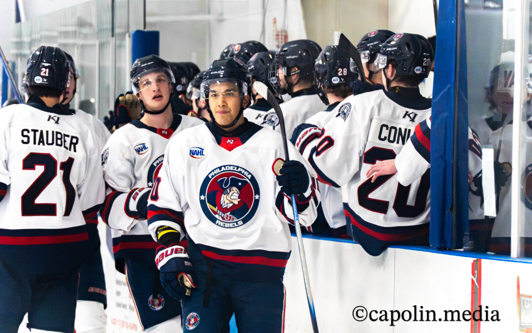 Rebels Hold Off Hat Tricks in Wild 6–5 Win at Hollydell