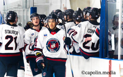 Rebels Hold Off Hat Tricks in Wild 6–5 Win at Hollydell